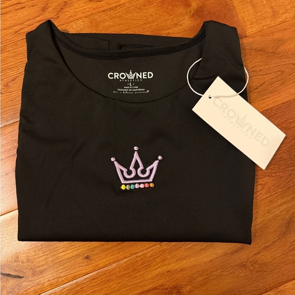 Crowned Athletics Power Tank Top - Black Size Large - Picture 4 of 6